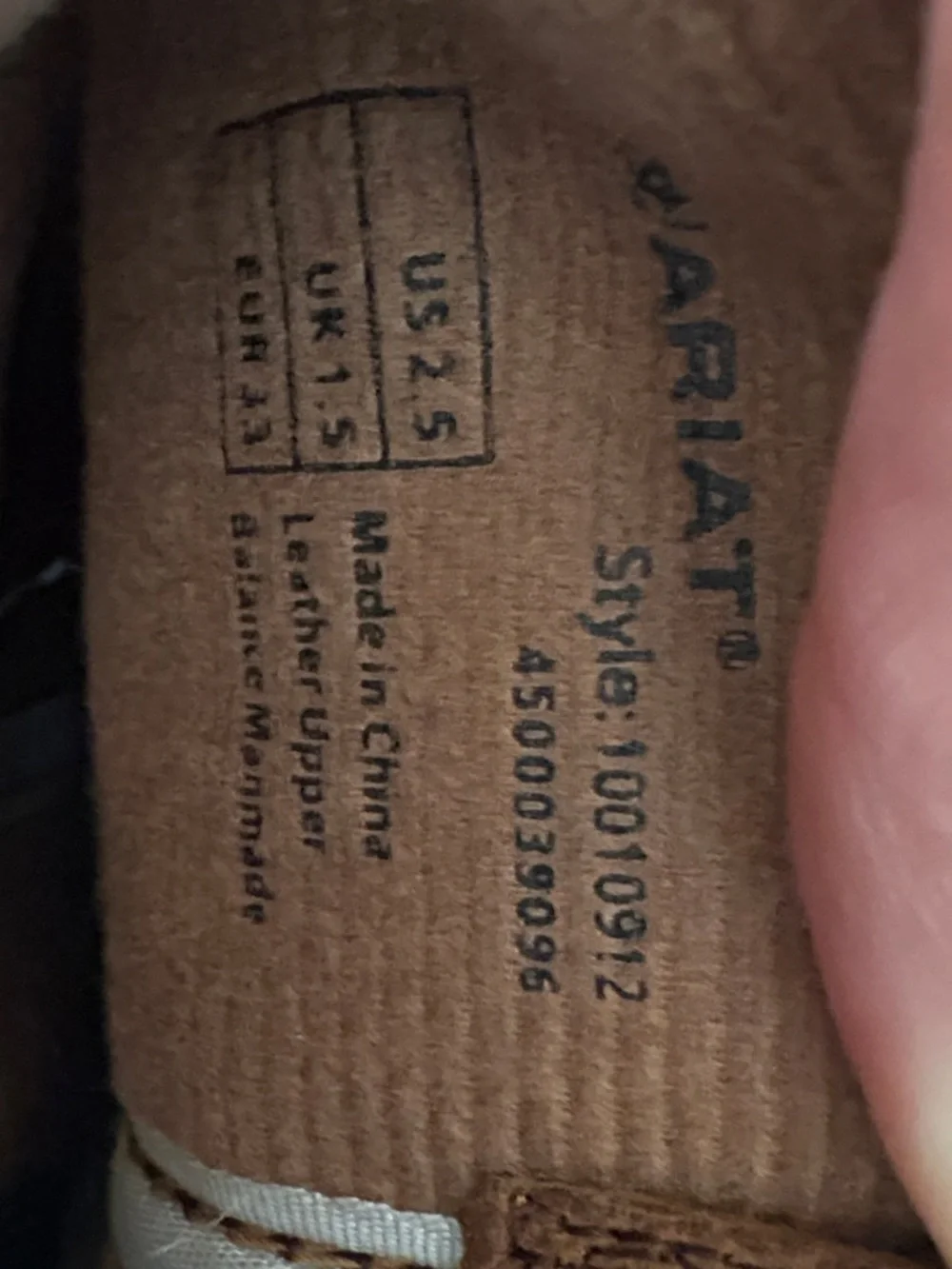 Ariat Classic kids Brown Leather Western Cowboy Boots - Picture 7 of 7